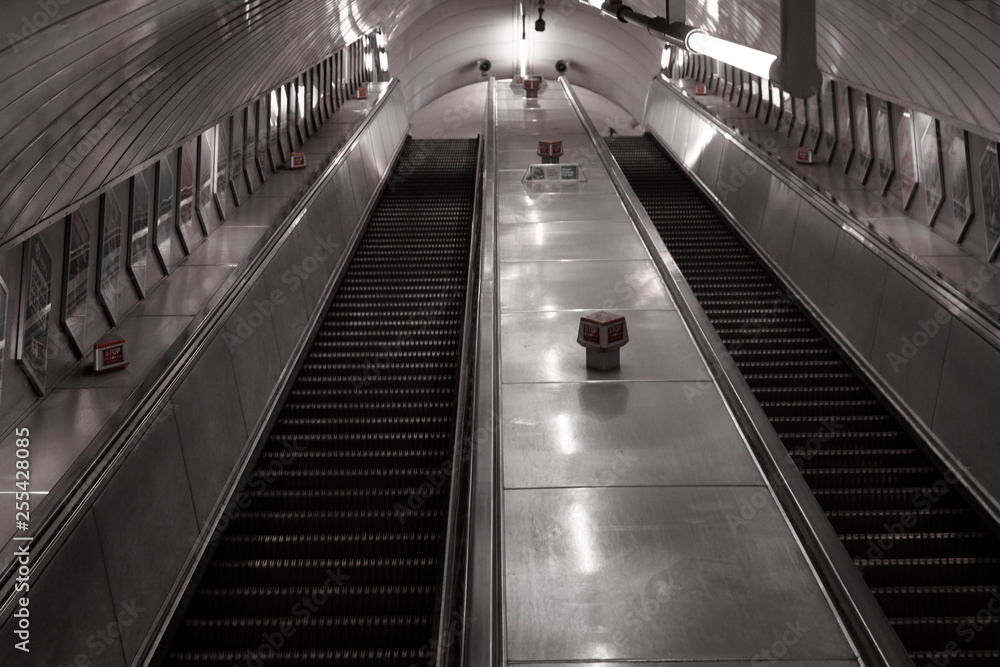 Euston escalator Euston escalator