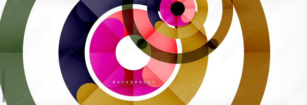 Circular lines design background Circular lines design background