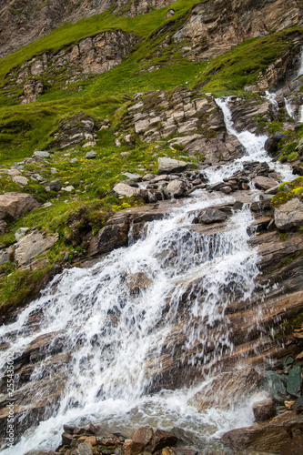 Alpine waterfall