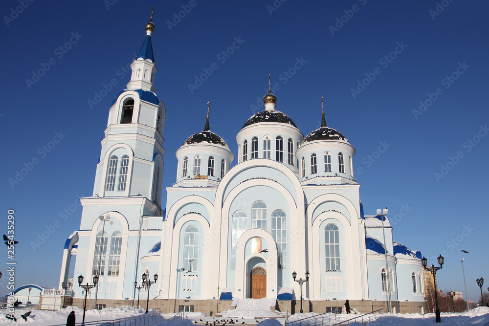Temple of Kazan icon of the mother of god in Saransk, Russia