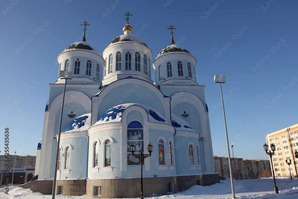 Temple of Kazan icon of the mother of god in Saransk, Russia