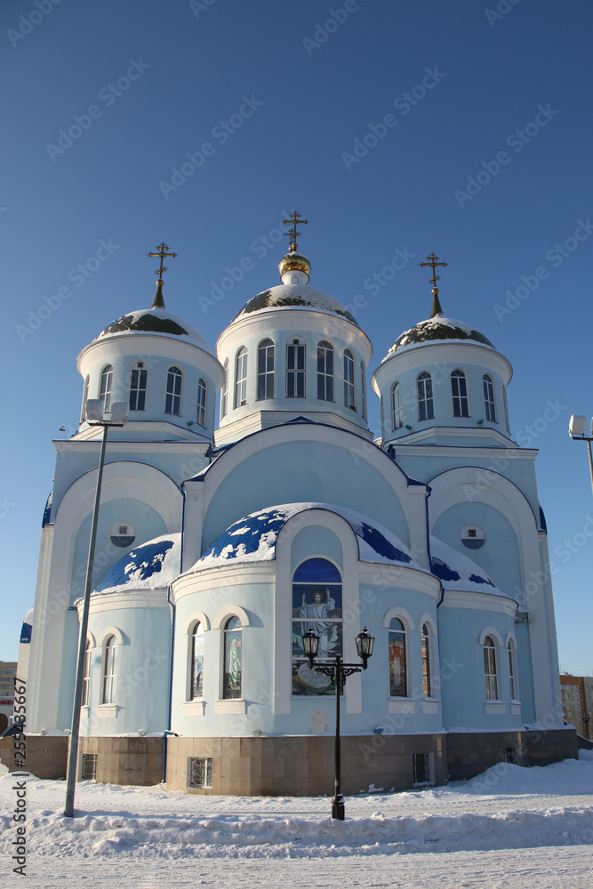 Temple of Kazan icon of the mother of god in Saransk, Russia