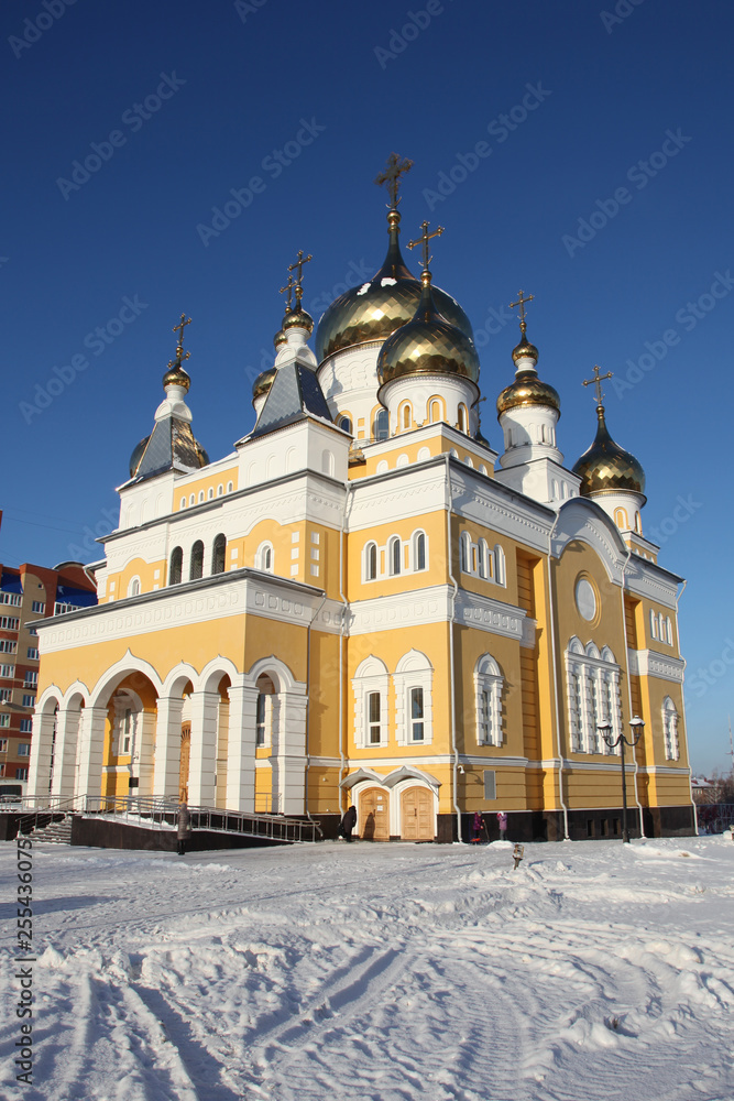 The Church of Cyril and Methodius in Saransk, Russia The Church of Cyril and Methodius in Saransk, Russia