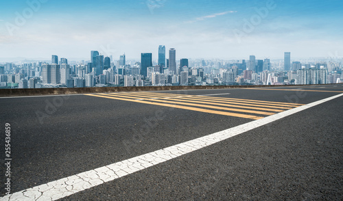 Urban Road  Highway and Construction Skyline