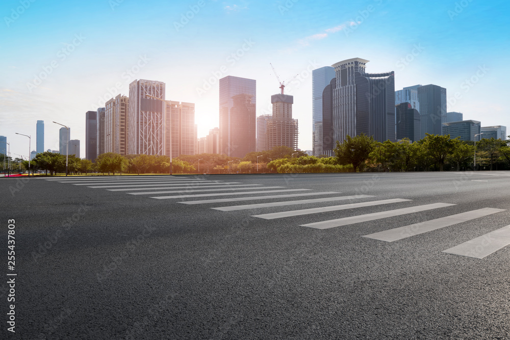 Urban Road, Highway and Construction Skyline Urban Road, Highway and Construction Skyline