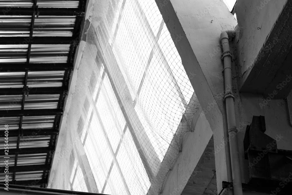 Fototapeta premium safety net in the industry