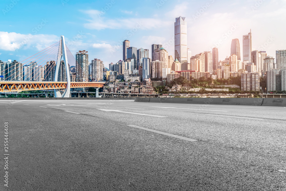 Urban Road, Highway and Construction Skyline Urban Road, Highway and Construction Skyline