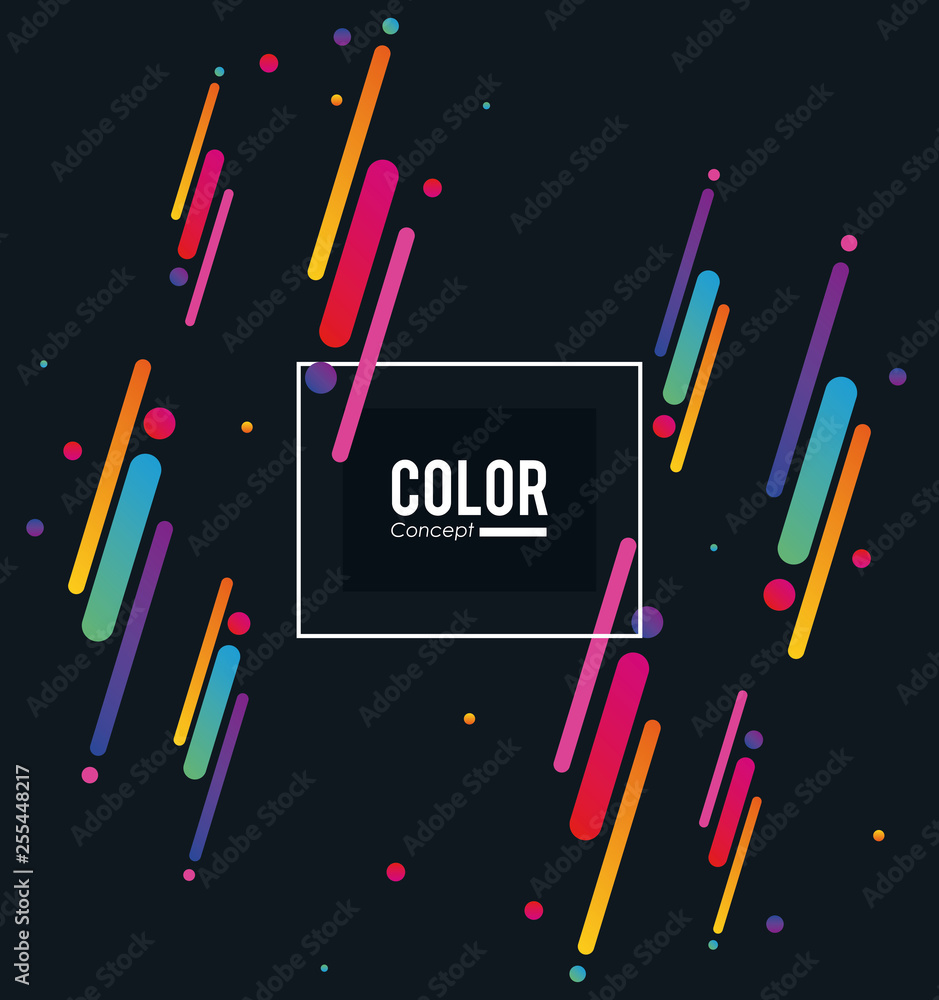 Color card concept Color card concept