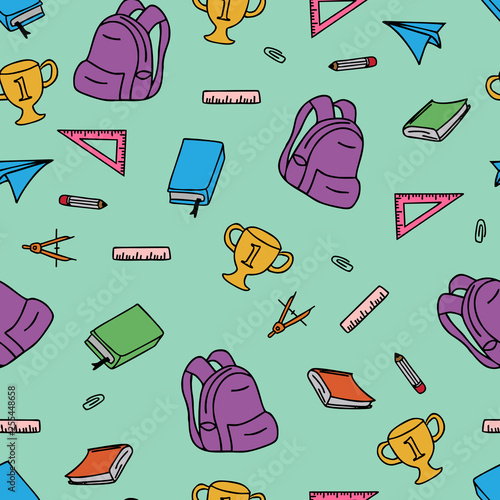 Back to school seamless pat...