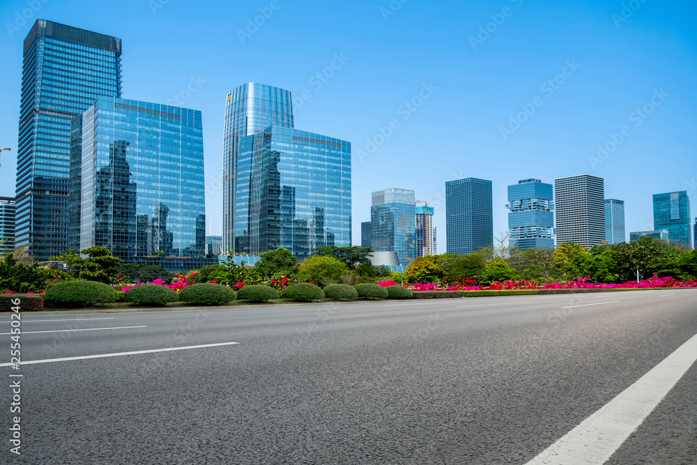Urban Road, Highway and Construction Skyline Urban Road, Highway and Construction Skyline