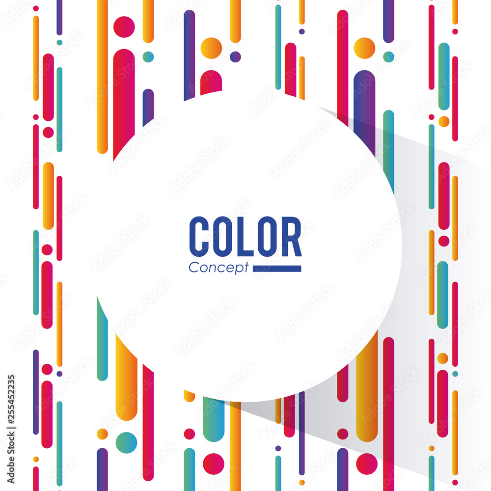Color card concept Color card concept