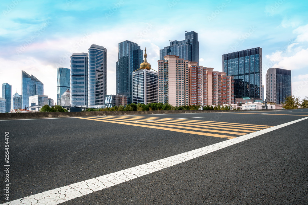 Urban Road, Highway and Construction Skyline..