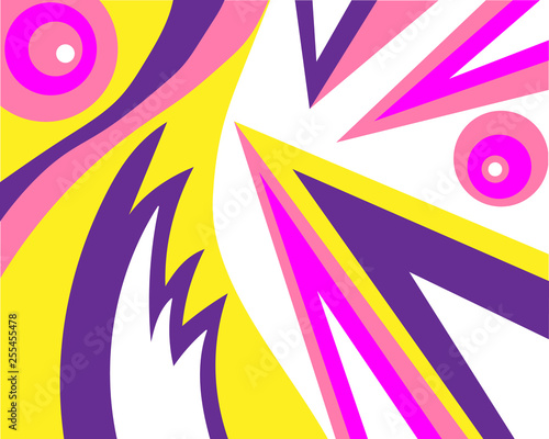 bright color abstract blurred pattern yellow pink lilac