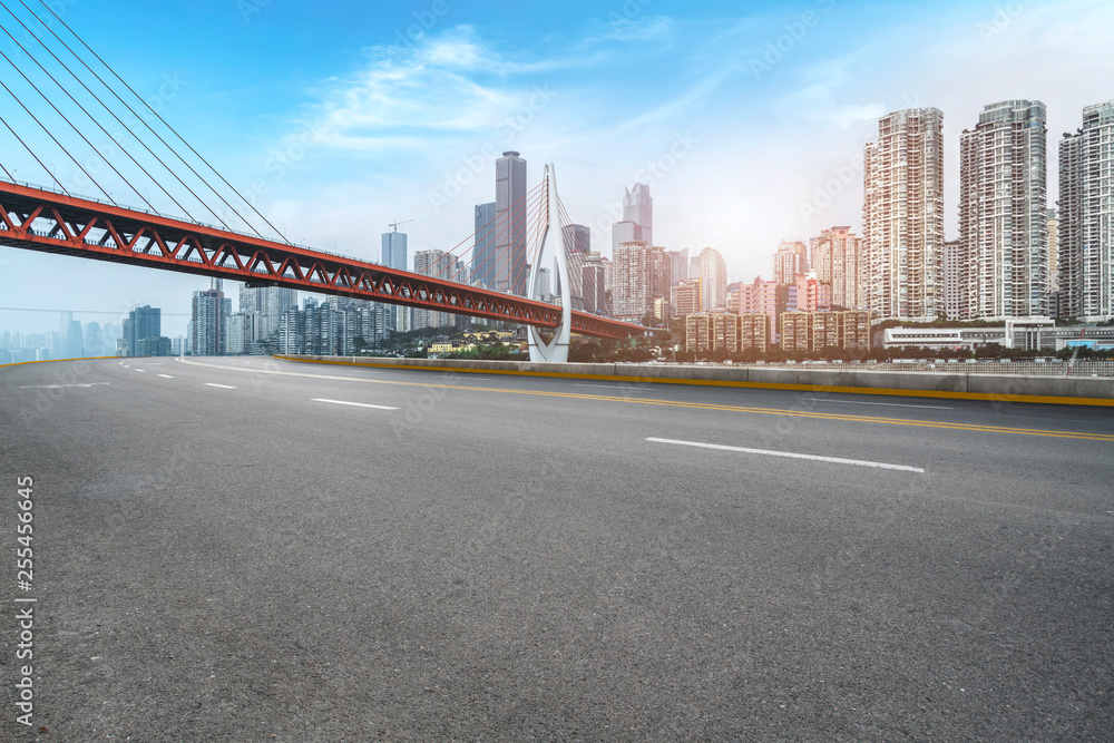 Urban Road, Highway and Construction Skyline Urban Road, Highway and Construction Skyline