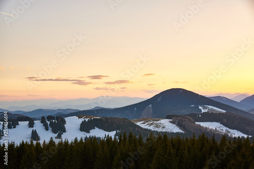 Mountain landscape in Austria