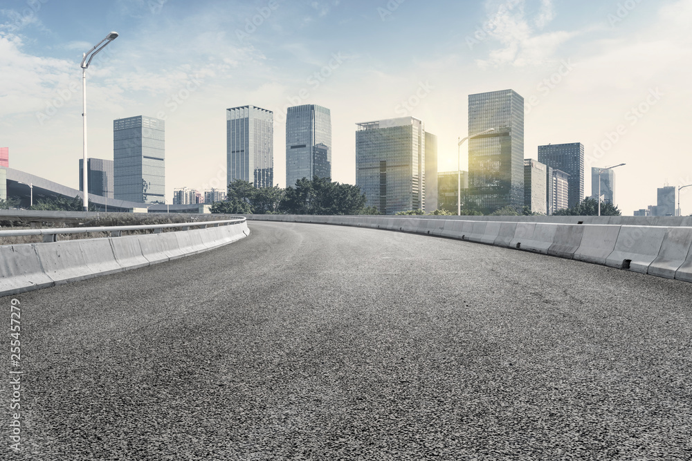 Urban Road, Highway and Construction Skyline Urban Road, Highway and Construction Skyline