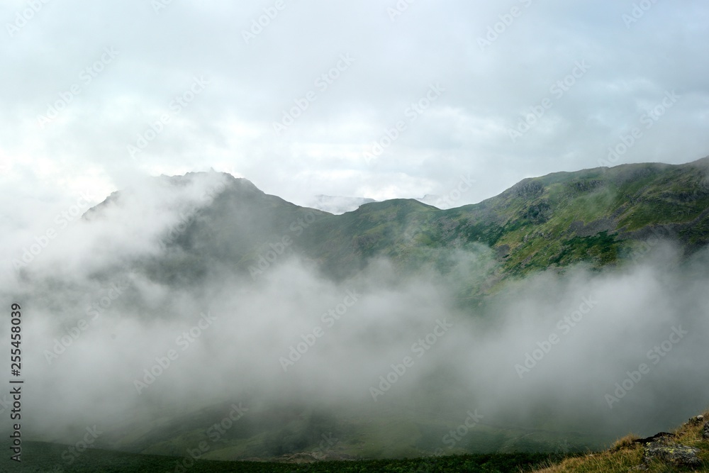 Cloud inversion over the Green Burn valley