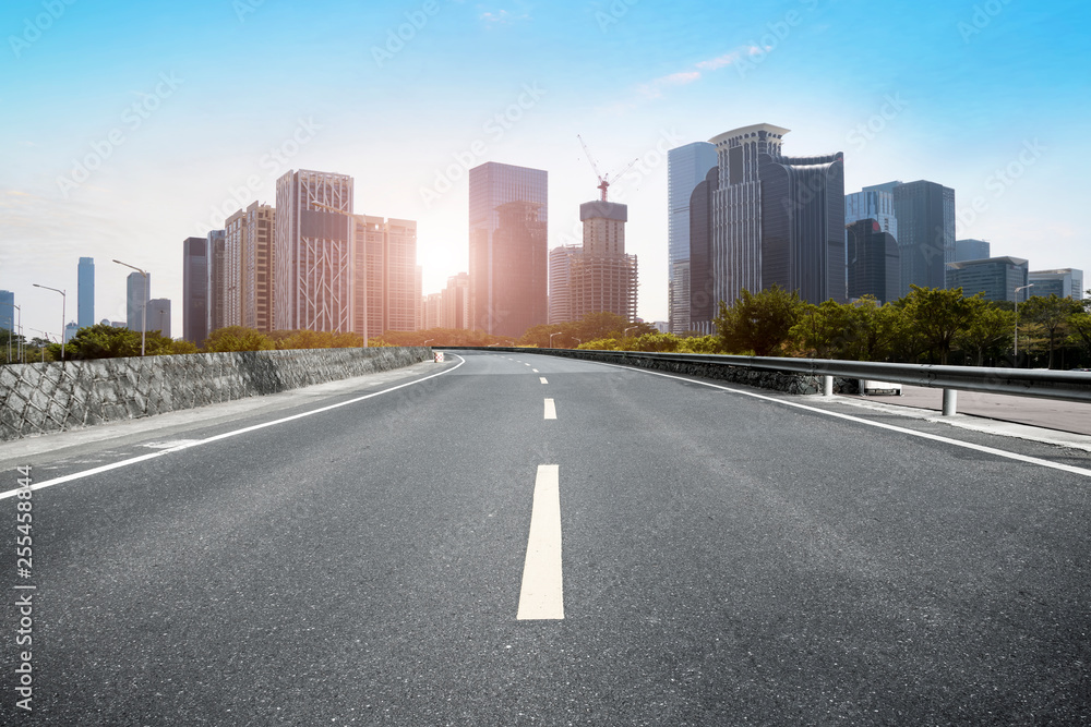 Urban Road, Highway and Construction Skyline Urban Road, Highway and Construction Skyline