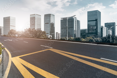 Urban Road  Highway and Construction Skyline