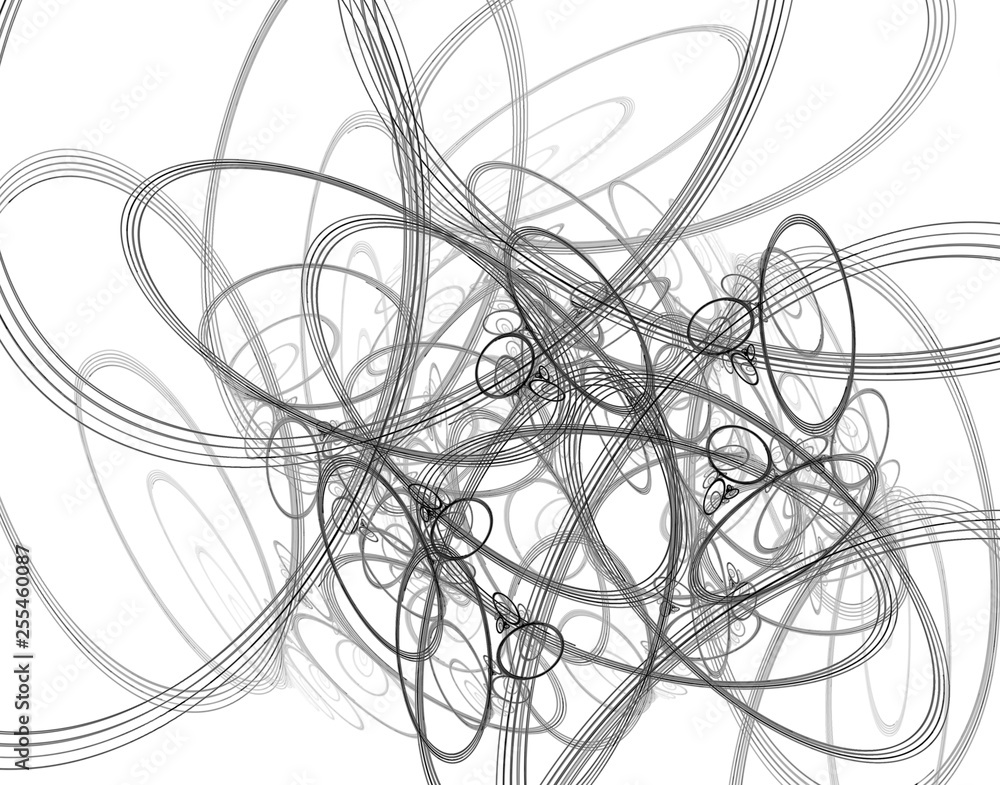 Rings Reflected Grey Abstract Rings Reflected Grey Abstract