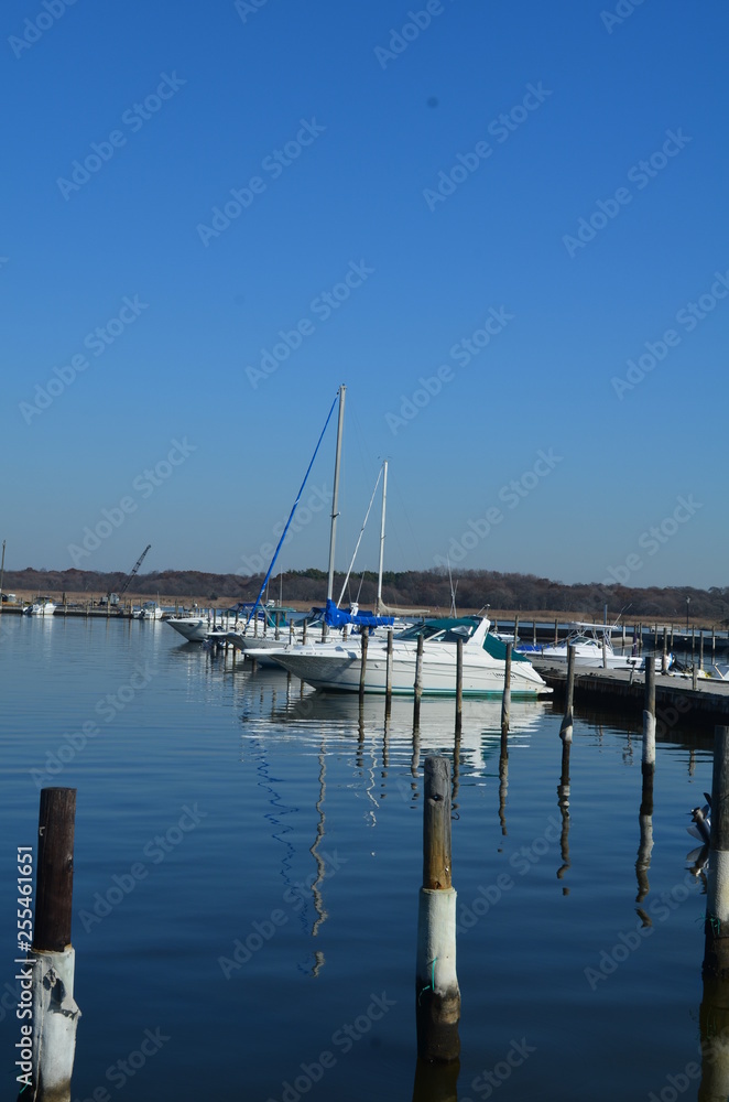 Fototapeta premium yachts in the harbor