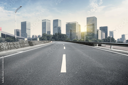 Urban Road  Highway and Construction Skyline