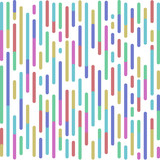 Vector Abstract Multicolored Rounded Lines Isolated on White Background. Textured Wallpaper with Vertical Stripes in Pastel Colors. Vector Illustration of Flat Template. Concept for Graphic Design