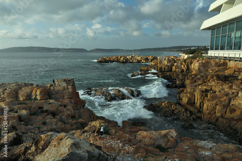 Textured, solid and rocky island