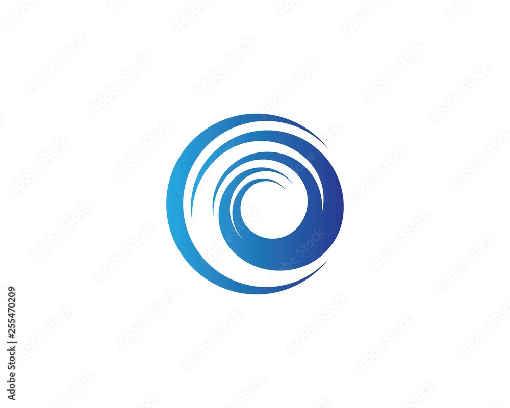Water wave vector illustration Water wave vector illustration