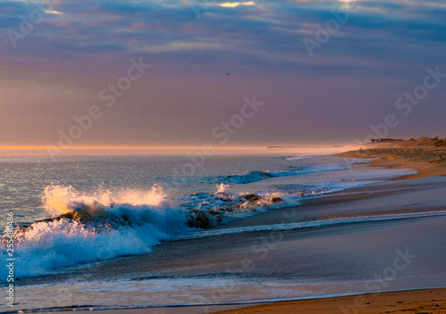 Winter Sunrise in On The Waves