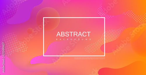 Colorful spectrum background with frame and abstract pattern.