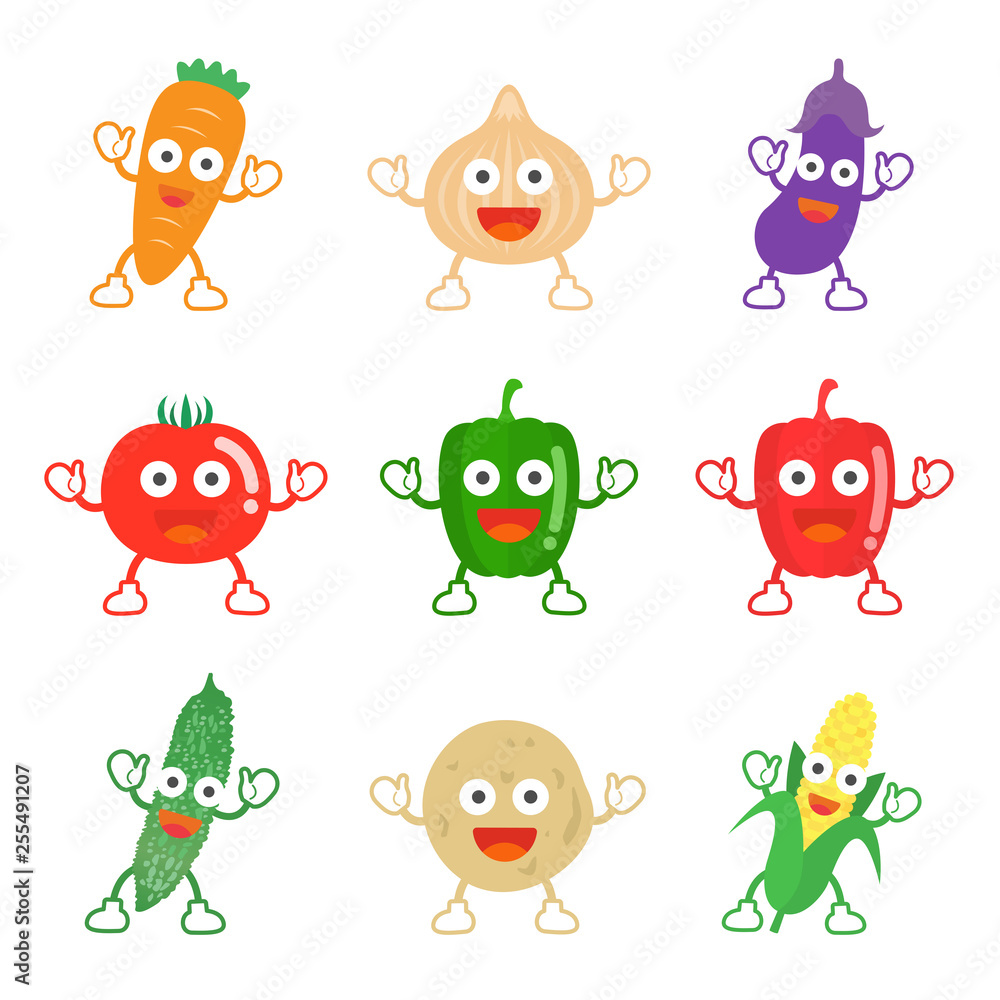 野菜のキャラクター 野菜のキャラクター