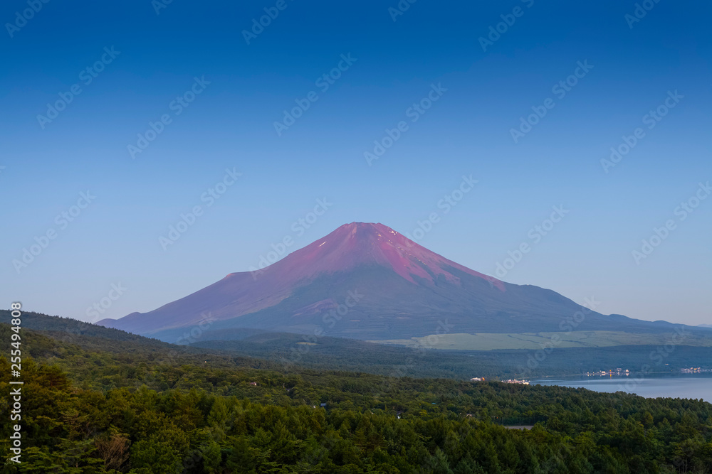 Mt.Fuji in summer season seem from Panoramadai view point