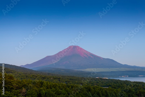 Mt.Fuji in summer season seem from Panoramadai view point