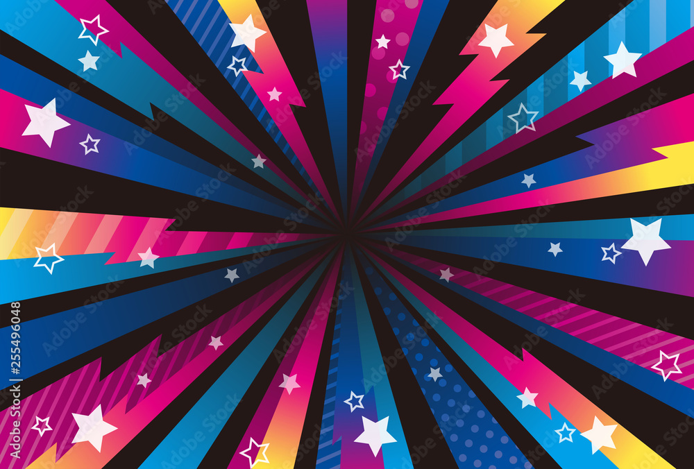 ビビッド ポップ 背景 Stock Vector Adobe Stock