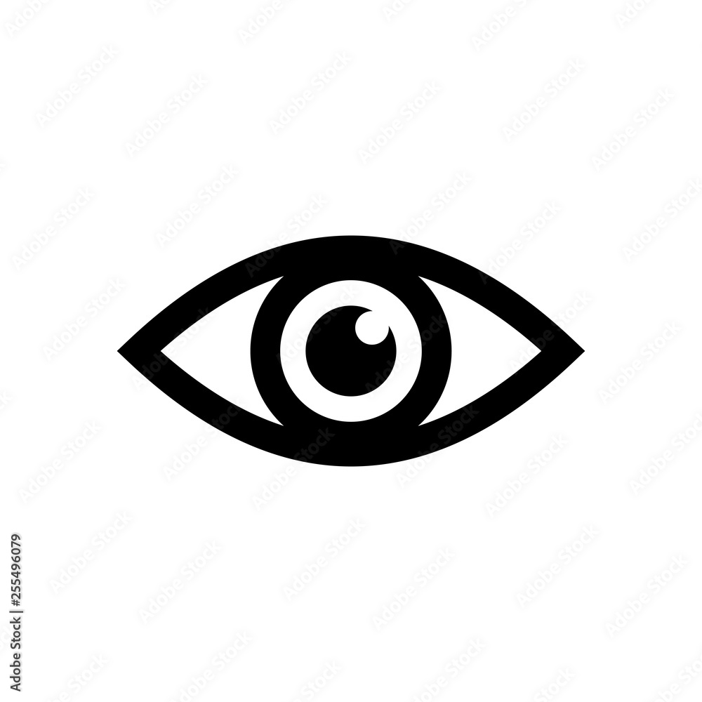 Eye icon vector. Look and Vision icon. Eye vector icon Eye icon vector. Look and Vision icon. Eye vector icon