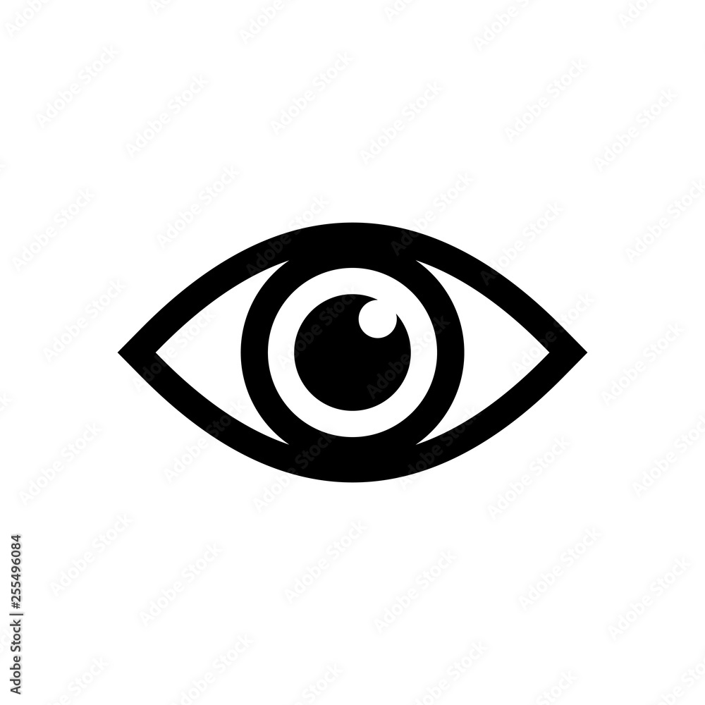 Eye icon vector. Look and Vision icon. Eye vector icon Eye icon vector. Look and Vision icon. Eye vector icon