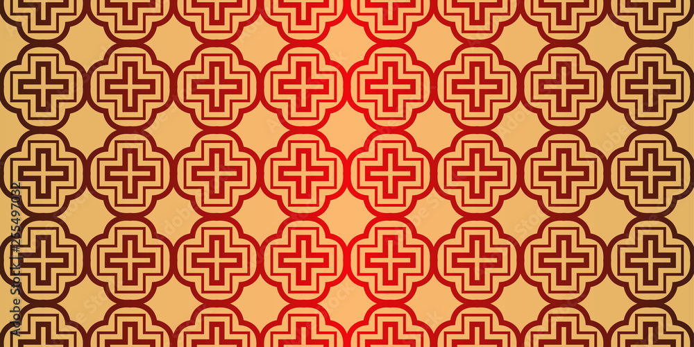 Geometric Pattern, Lace Geometric Ornament. Ethnic Ornament. Vector Illustration. For Greeting Cards, Invitations, Cover Book, Fabric, Scrapbooks. Sunrise red color Geometric Pattern, Lace Geometric Ornament. Ethnic Ornament. Vector Illustration. For Greeting Cards, Invitations, Cover Book, Fabric, Scrapbooks. Sunrise red color