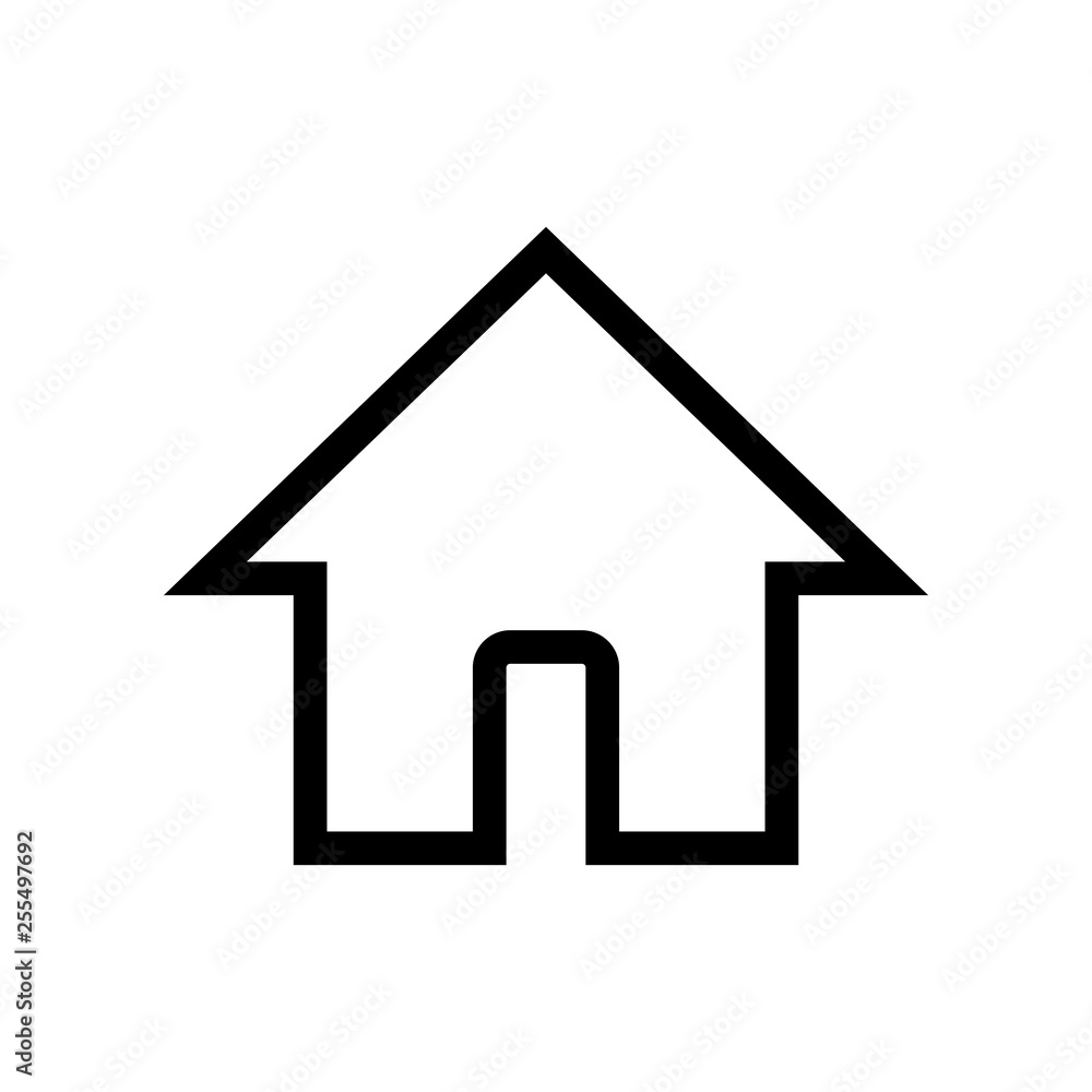 Home icon vector. House vector icon Home icon vector. House vector icon
