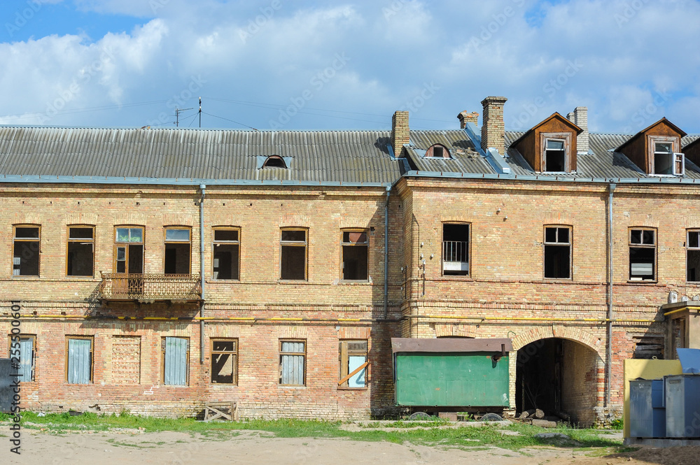 Old building under reconstruction, room for demolition Old building under reconstruction, room for demolition