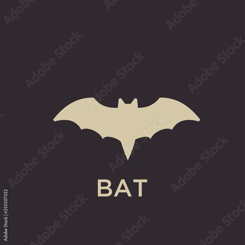 bat logo icon designs vector illustration template
