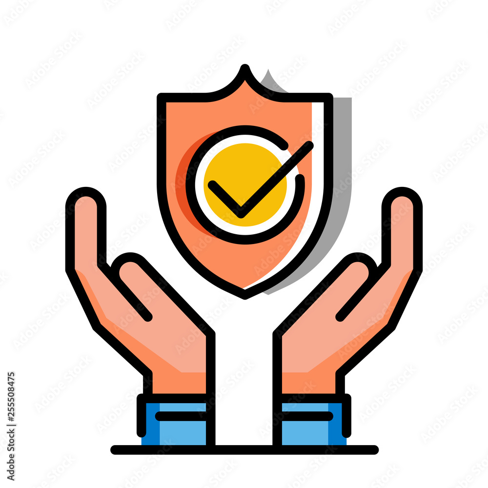 Insurance LineColor illustration Insurance LineColor illustration