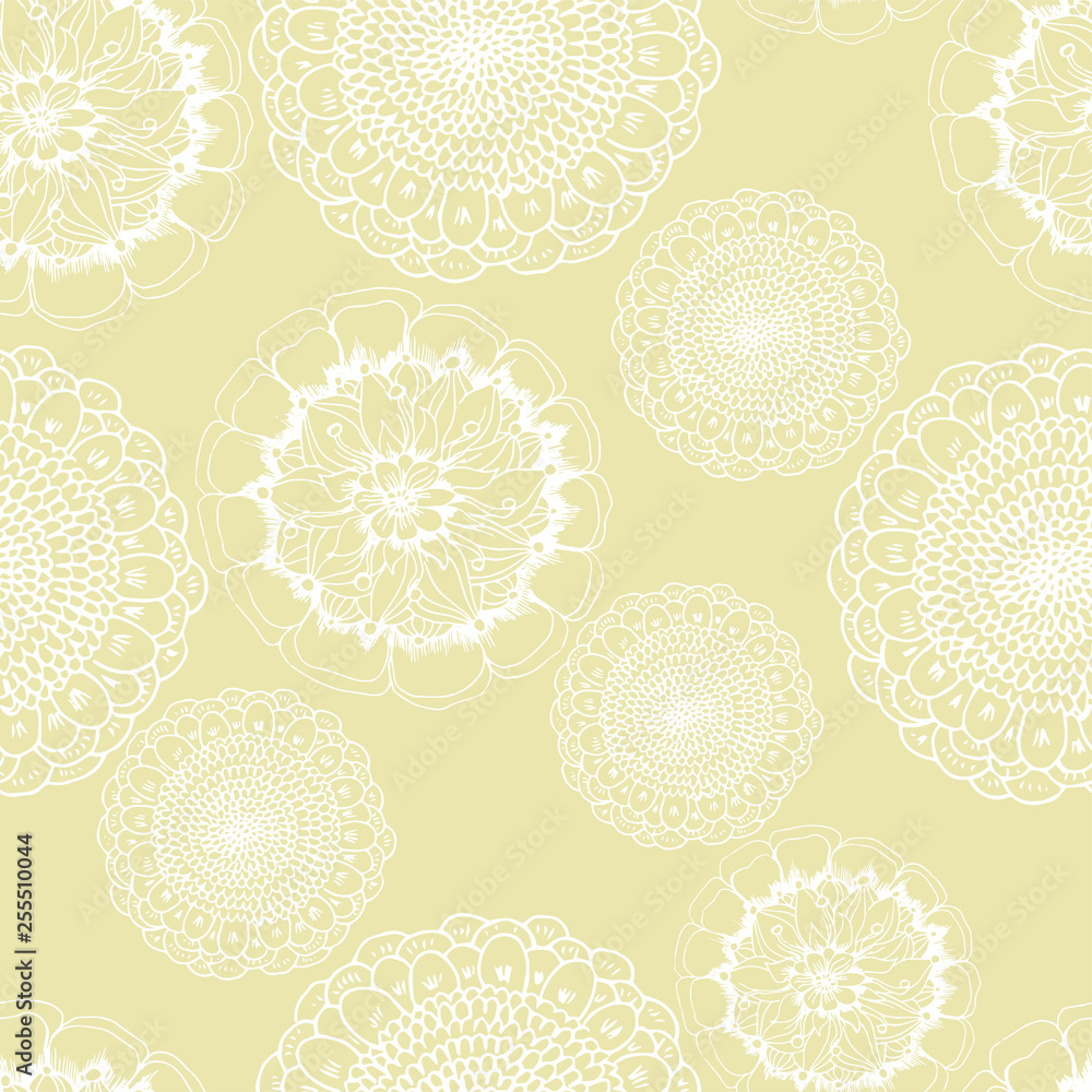 Abstract Elegance Seamless pattern with floral Abstract Elegance Seamless pattern with floral