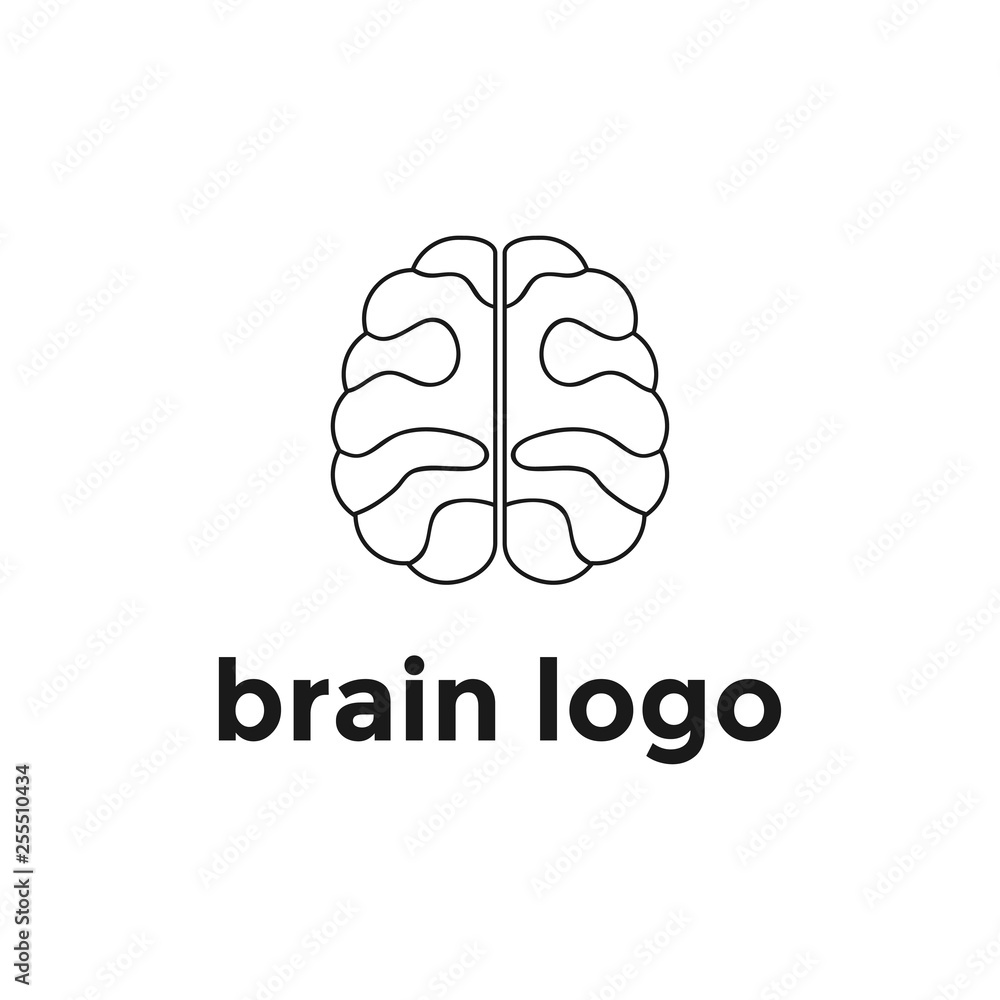 brain concept logo design vector brain concept logo design vector