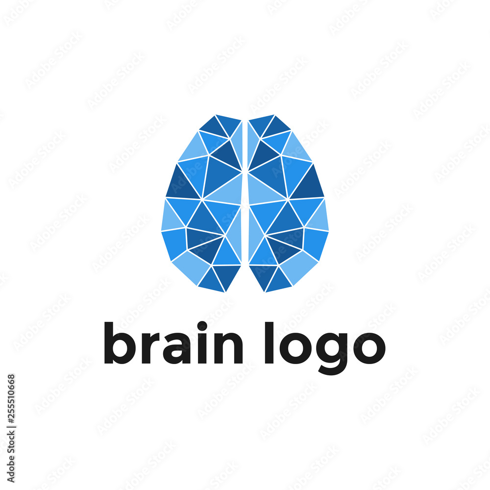 brain concept logo design vector brain concept logo design vector