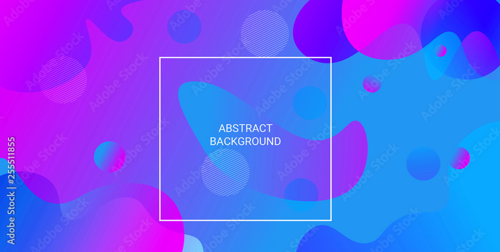 Print Abstract Gradient Background bluish mix