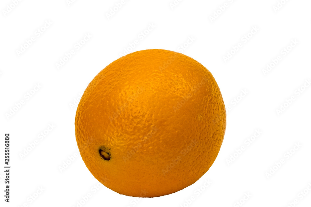 Ripe orange isolated on white background Ripe orange isolated on white background