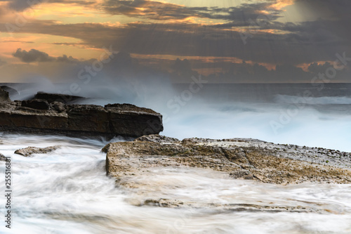 Rock Ledge and Seascape