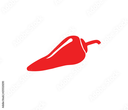 Modern pepper icon vector 