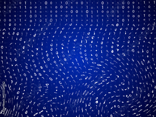 Matrix swirl background. Vector illustration
